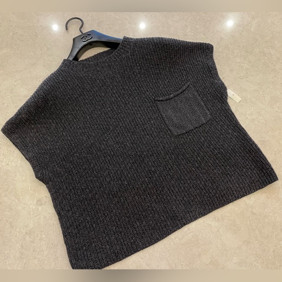 Free People Freya Short Sleeve Sweater In Black Size M - Picture 7 of 12